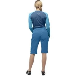Norrona Fjørå Flex1 Heavy Duty Shorts Women - Mykonos Blue -Norrona norrona fjora flex1 heavy duty shorts women mykonos blue model 2 1399692