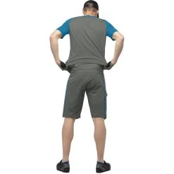 Norrona Fjørå Flex1 Mid Weight Shorts Men - Castor Grey -Norrona norrona fjora flex1 mid weight shorts men castor grey model 2 1399727