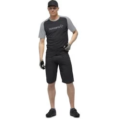Norrona Fjørå Flex1 Mid Weight Shorts Men - Caviar -Norrona norrona fjora flex1 mid weight shorts men caviar model 1 1399728