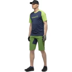 Norrona Fjørå Flex1 Mid Weight Shorts Men - Treetop/Indigo Night -Norrona norrona fjora flex1 mid weight shorts men treetop indigo night 3 903626