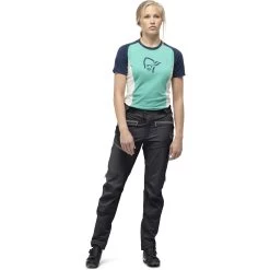 Norrona Fjørå Flex1 Pants Women - Caviar/Castor Grey -Norrona norrona fjora flex1 pants women caviar castor grey 2 1463071