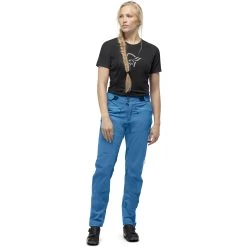 Norrona Fjørå Flex1 Pants Women - Mykonos Blue -Norrona norrona fjora flex1 pants women mykonos blue 2 1463091