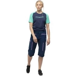 Norrona Fjørå Flex1 Shorts Women - Indigo Night/Violet Tulle -Norrona norrona fjora flex1 shorts women indigo night violet tulle 3 903759
