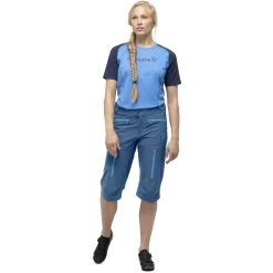 Norrona Fjørå Flex1 Shorts Women - Mykonos Blue -Norrona norrona fjora flex1 shorts women mykonos blue 3 1255450