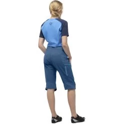 Norrona Fjørå Flex1 Shorts Women - Mykonos Blue -Norrona norrona fjora flex1 shorts women mykonos blue 4 1255451