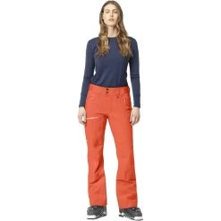 Norrona Lofoten Gore-Tex Pants Women - Orange Alert -Norrona norrona lofoten gore tex pants women orange alert 3 1255626