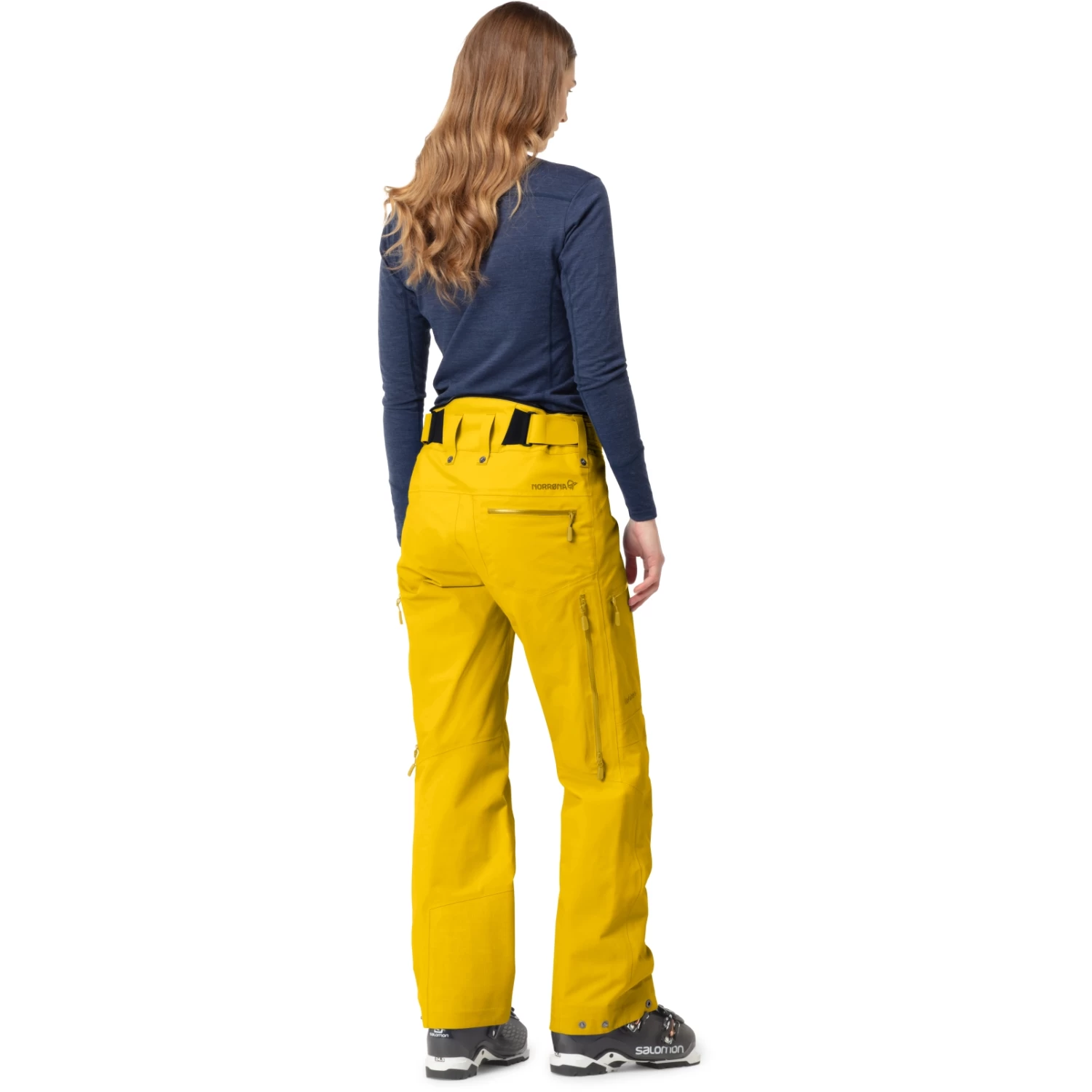 Norrona Lofoten Gore-Tex Pants Women - Sulphur 5 Norrona Lofoten Gore-Tex Pants Women - Sulphur - Image 5