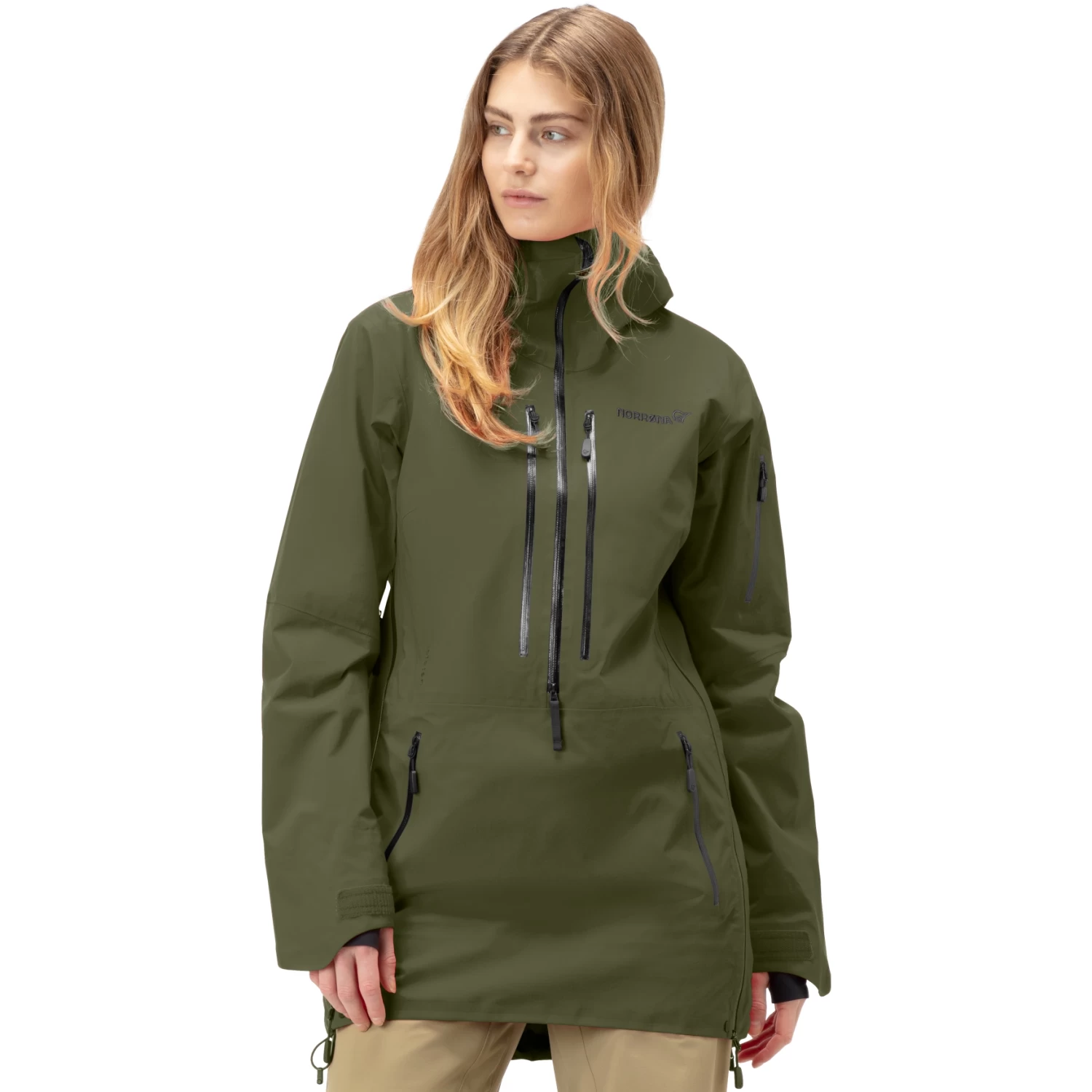Norrona Lofoten Gore-Tex Pro Anorak Jacket Women - Olive Night 1 Norrona Lofoten Gore-Tex Pro Anorak Jacket Women - Olive Night