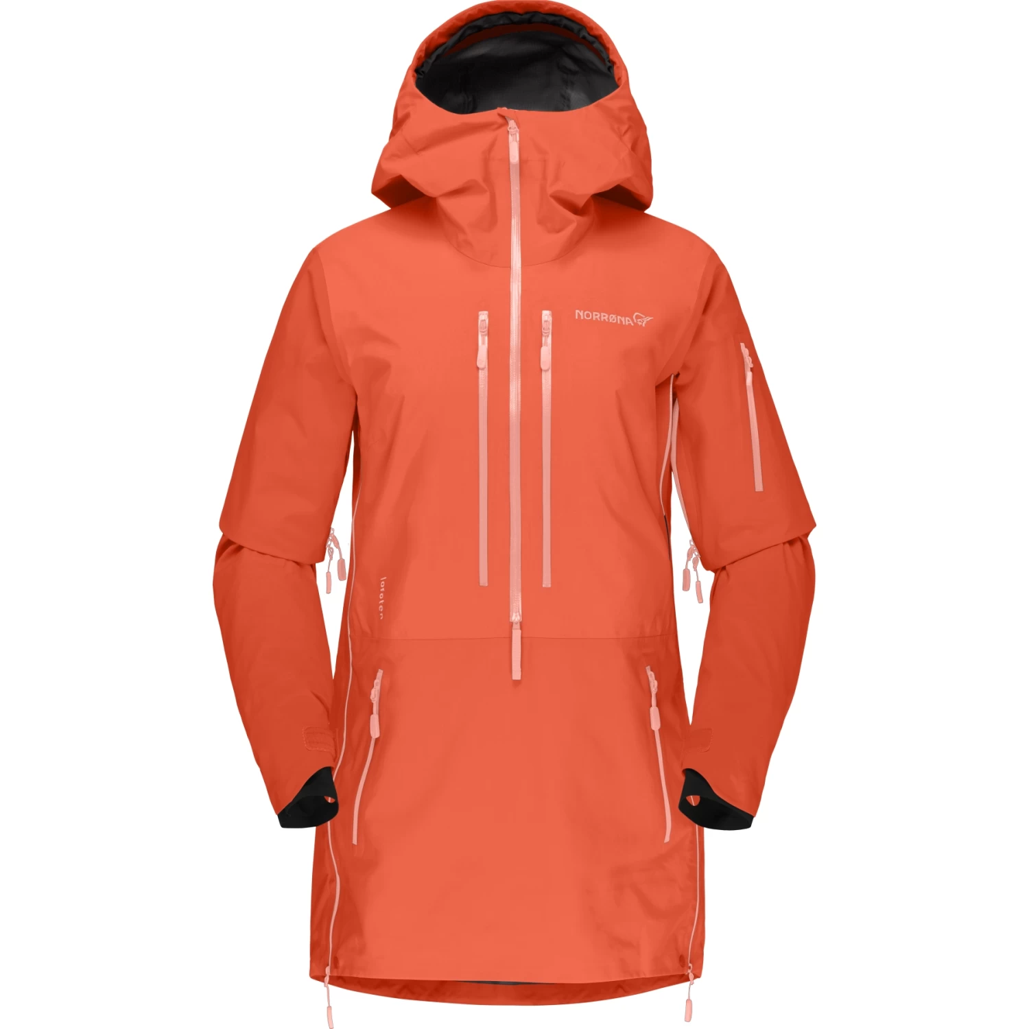Norrona Lofoten Gore-Tex Pro Anorak Jacket Women - Orange Alert 2 Norrona Lofoten Gore-Tex Pro Anorak Jacket Women - Orange Alert - Image 2