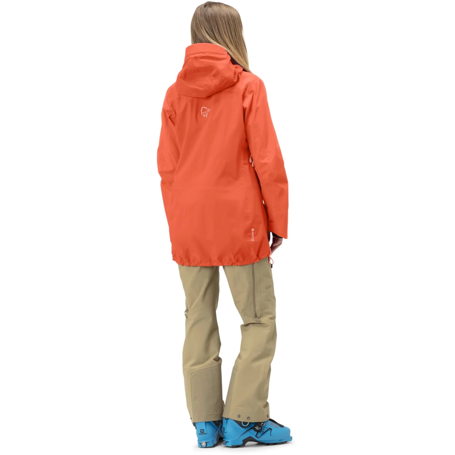 Norrona Lofoten Gore-Tex Pro Anorak Jacket Women - Orange Alert 5 Norrona Lofoten Gore-Tex Pro Anorak Jacket Women - Orange Alert - Image 5