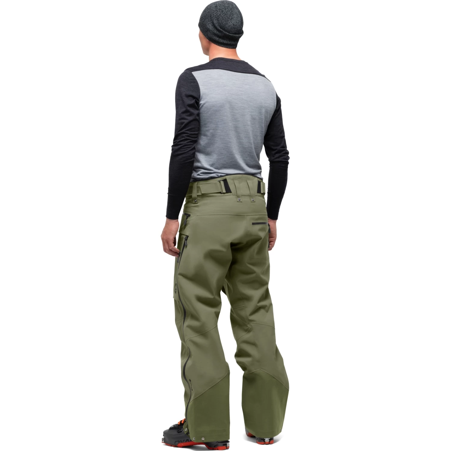 Norrona Lofoten Gore-Tex Pro Pants Men - Olive Night 5 Norrona Lofoten Gore-Tex Pro Pants Men - Olive Night - Image 5