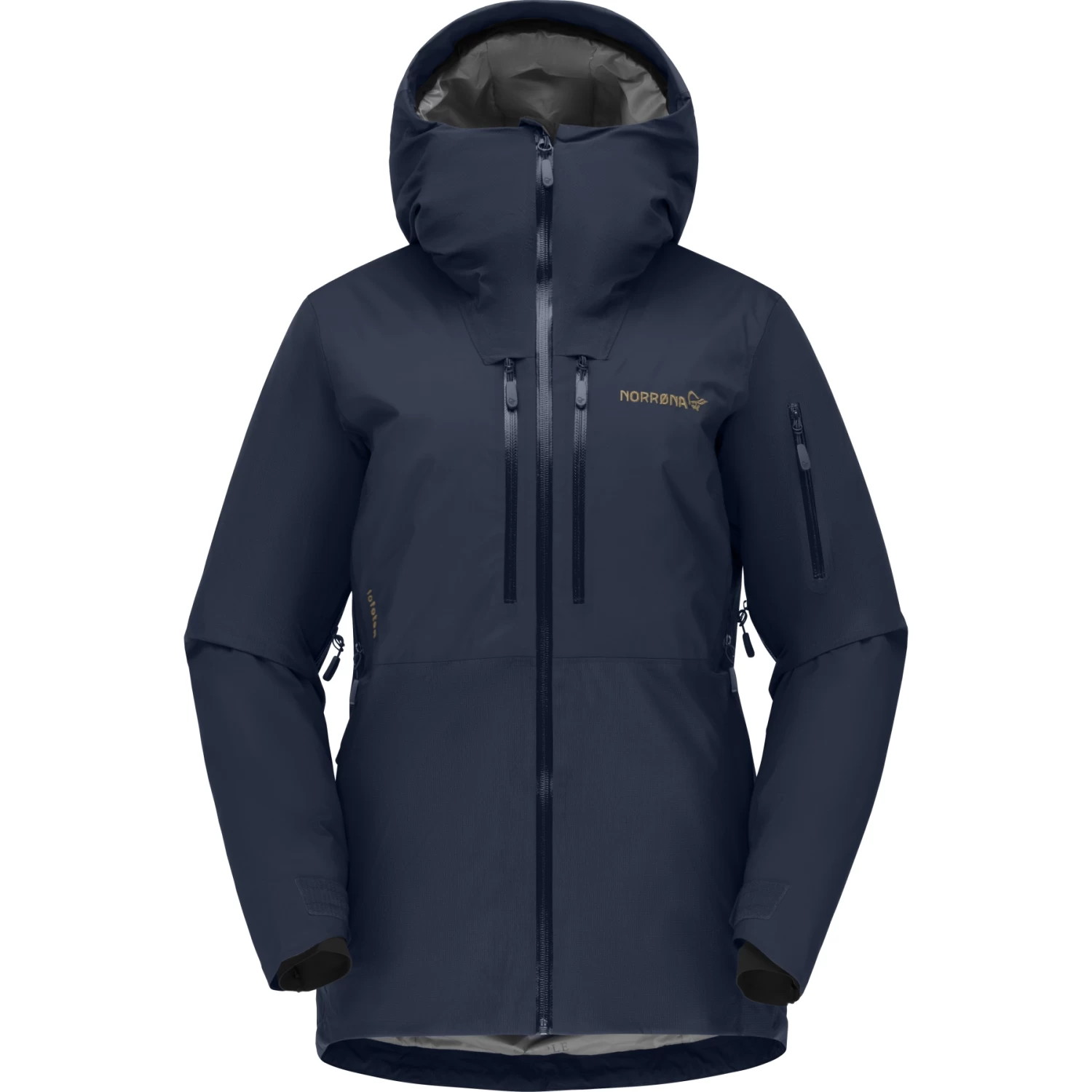 Norrona Lofoten Gore-Tex Thermo100 Jacket Women - Indigo Night 2 Norrona Lofoten Gore-Tex Thermo100 Jacket Women - Indigo Night - Image 2