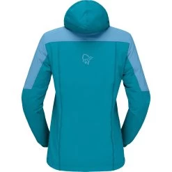 Norrona Lofoten Hiloflex200 Hood Jacket Women - Aquarius/Hawaiian Surf -Norrona norrona lofoten hiloflex200 hood jacket women aquarius hawaiian surf 2 1255966
