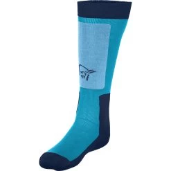 Norrona Lofoten Mid Weight Merino Socks Long - Hawaiian Surf/Indigo Night