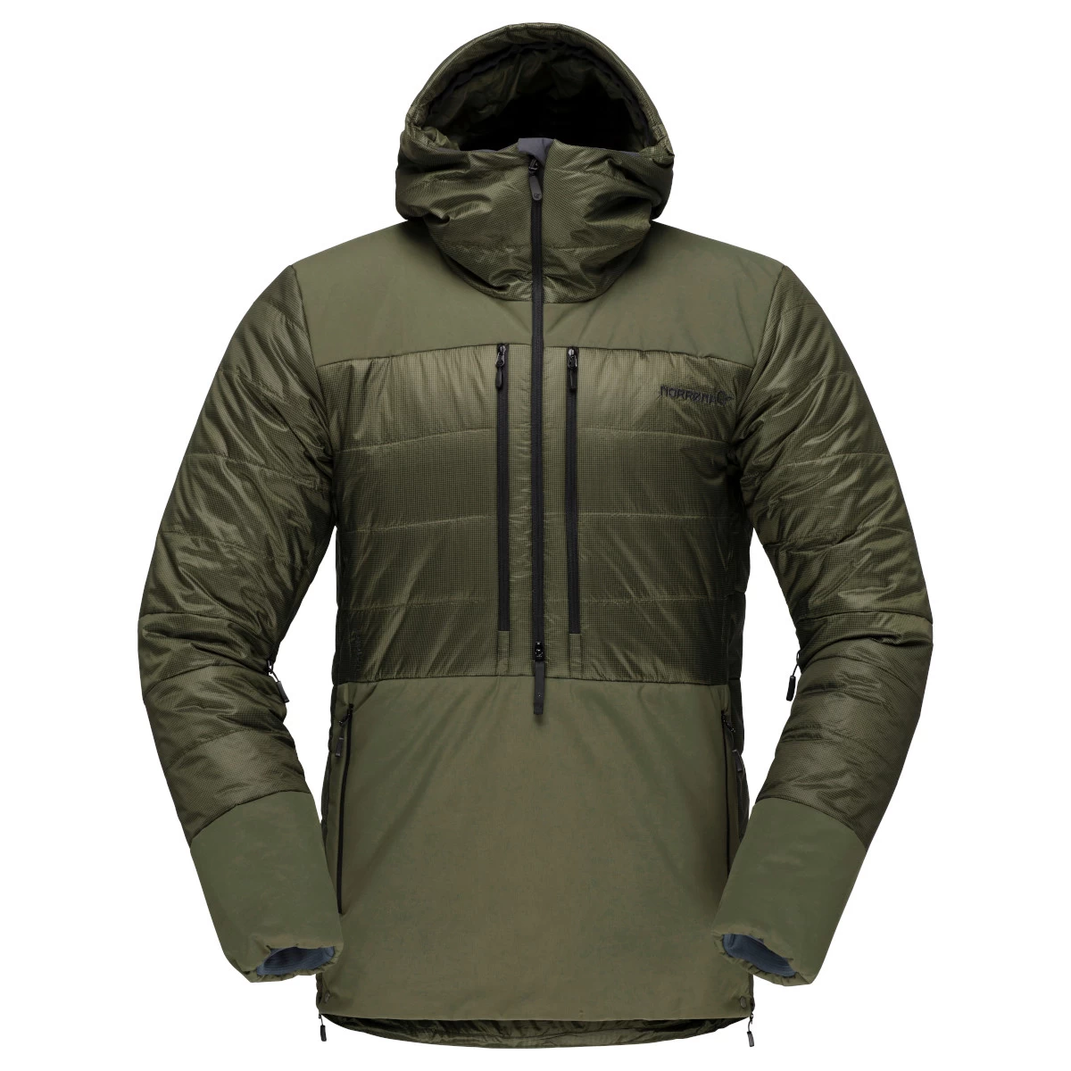 Norrona Lofoten Primaloft80 Anorak Jacket Men - Olive Night 2 Norrona Lofoten Primaloft80 Anorak Jacket Men - Olive Night - Image 2