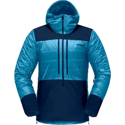 Norrona Lofoten Primaloft80 Anorak Jacket Men - Hawaiian Surf/Indigo Night 2 Norrona Lofoten Primaloft80 Anorak Jacket Men - Hawaiian Surf/Indigo Night - Image 2