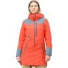 Norrona Lofoten Primaloft80 Anorak Jacket Women - Orange Alert/Blue Fog