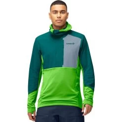 Norrona Lofoten Thermal Pro Hood Pullover Men - Classic Green/Everglade