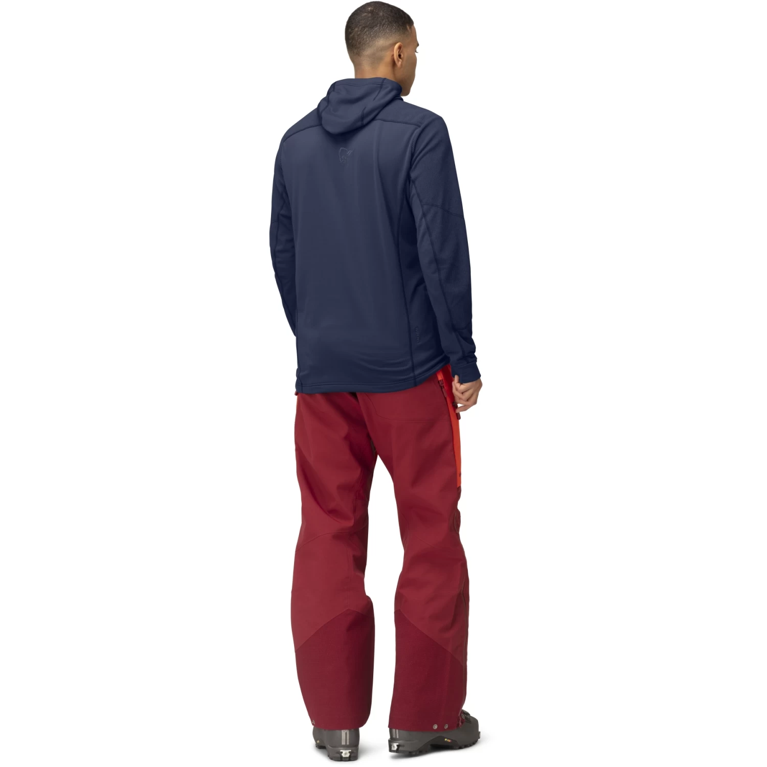 Norrona Lofoten Thermal Pro Hood Pullover Men - Indigo Night 4 Norrona Lofoten Thermal Pro Hood Pullover Men - Indigo Night - Image 4