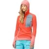 Norrona Lofoten Thermal Pro Hood Pullover Women - Orange Alert/Peach Amber