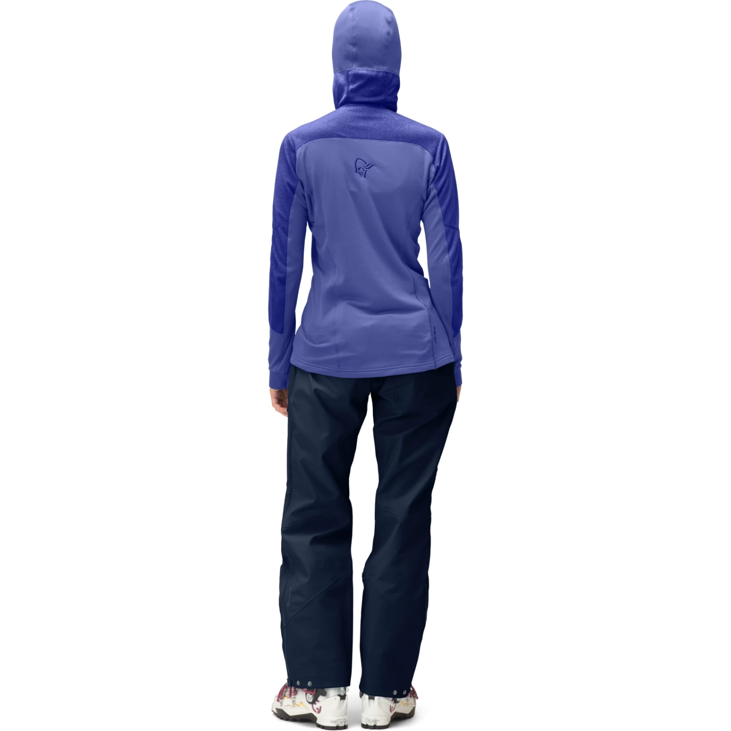 Norrona Lofoten Thermal Pro Hood Pullover Women - Violet Storm/Royal Blue 5 Norrona Lofoten Thermal Pro Hood Pullover Women - Violet Storm/Royal Blue - Image 5