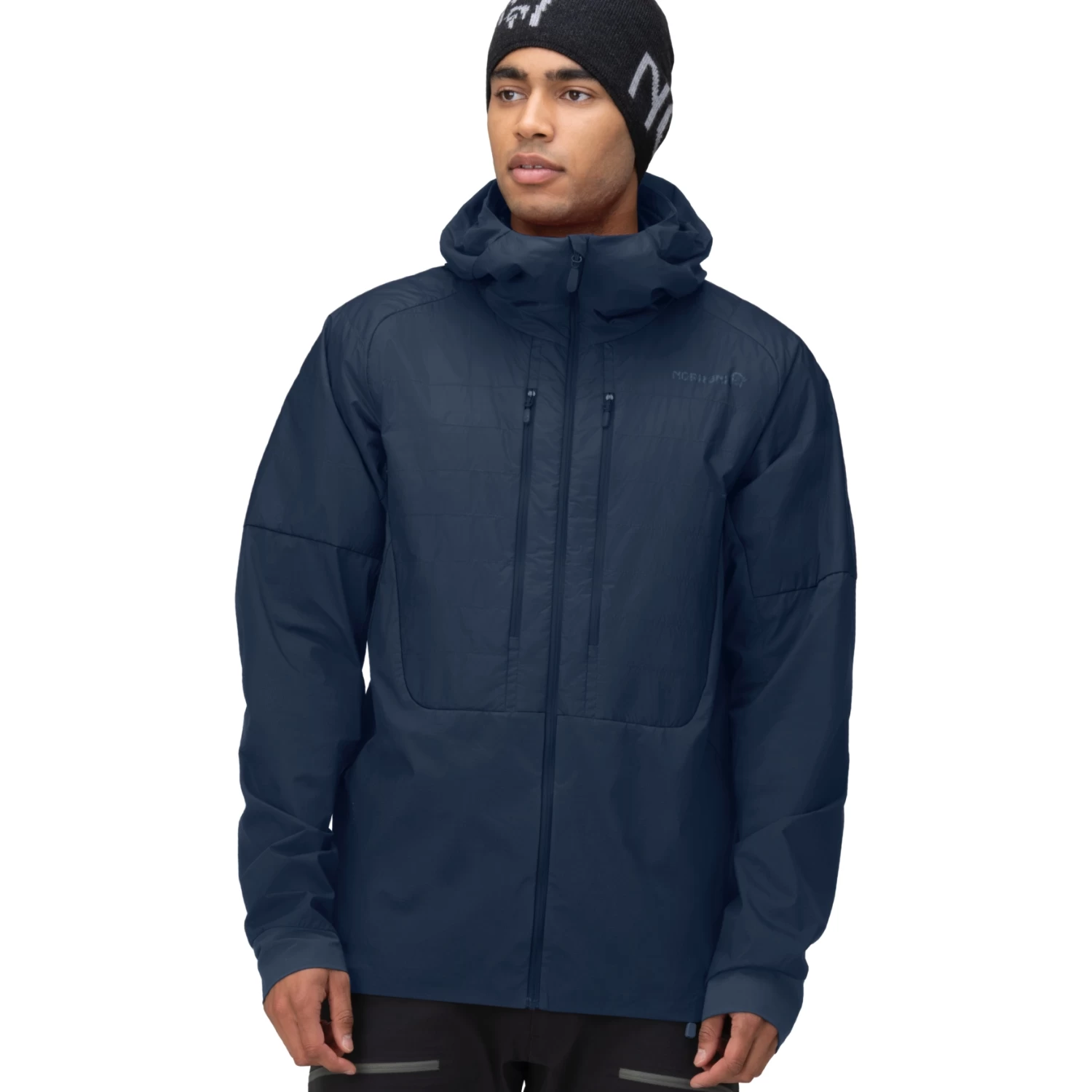 Norrona Lyngen Aero80 Insulated Zip Hood Jacket Men - Indigo Night 1 Norrona Lyngen Aero80 Insulated Zip Hood Jacket Men - Indigo Night