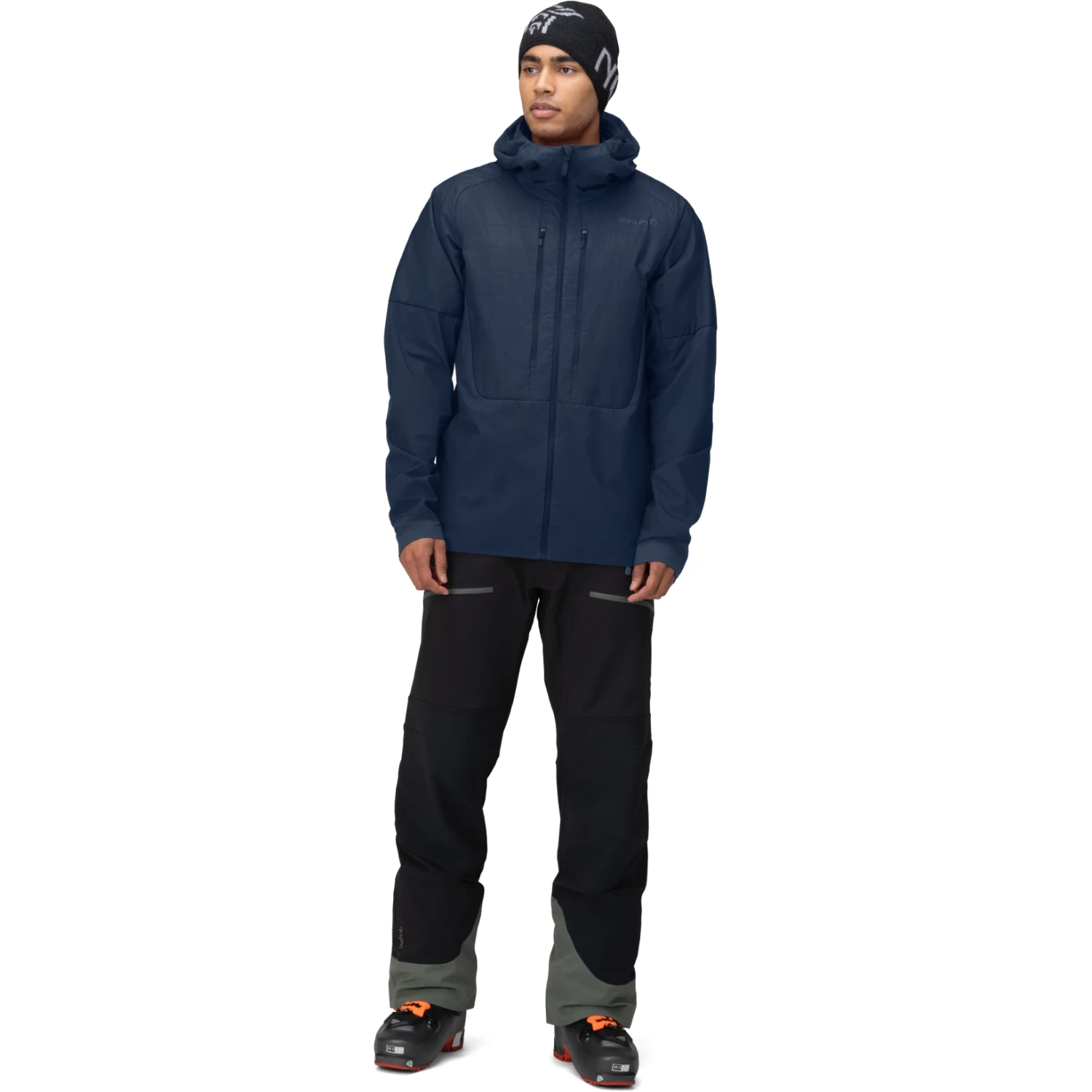 Norrona Lyngen Aero80 Insulated Zip Hood Jacket Men - Indigo Night 4 Norrona Lyngen Aero80 Insulated Zip Hood Jacket Men - Indigo Night - Image 4