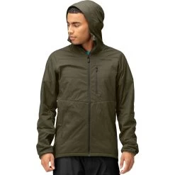 Norrona Lyngen Alpha100 Zip Hood Jacket Men - Olive Night