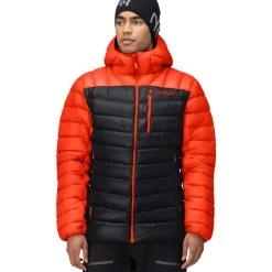 Norrona Lyngen Down850 Hood Jacket Men - Arednalin/Caviar