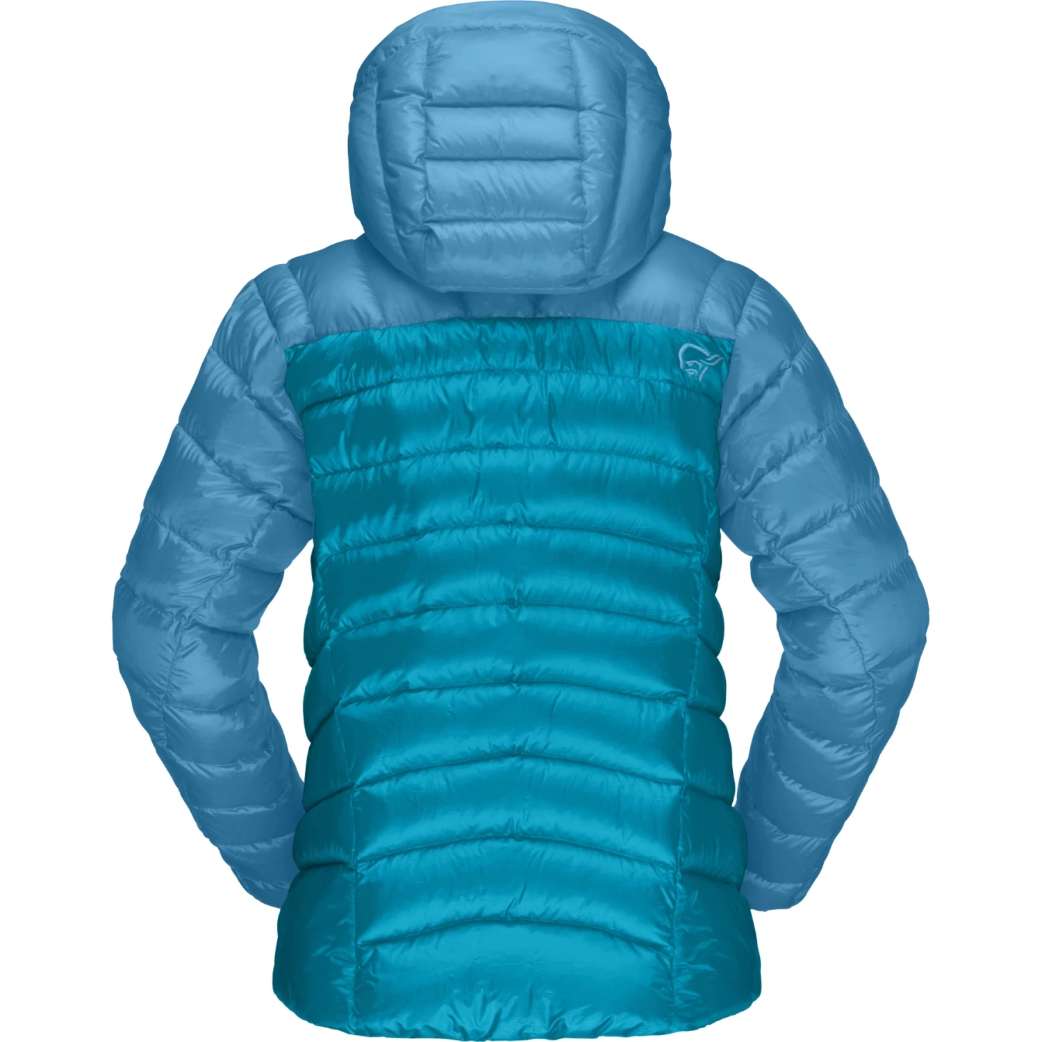 Norrona Lyngen Down850 Hood Jacket Women - Aquarius/Hawaiian Surf 3 Norrona Lyngen Down850 Hood Jacket Women - Aquarius/Hawaiian Surf - Image 3