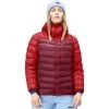 Norrona Lyngen Down850 Hood Jacket Women - True Red/Rhubarb
