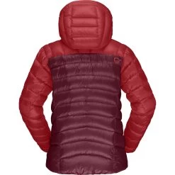 Norrona Lyngen Down850 Hood Jacket Women - True Red/Rhubarb -Norrona norrona lyngen down850 hood jacket women true red rhubarb 2 1256353