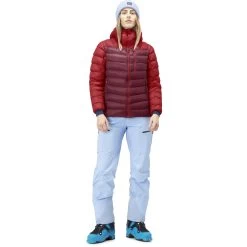 Norrona Lyngen Down850 Hood Jacket Women - True Red/Rhubarb -Norrona norrona lyngen down850 hood jacket women true red rhubarb 3 1256354