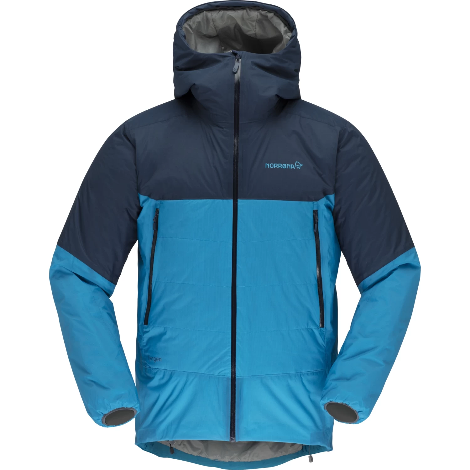 Norrona Lyngen Dri2 Thermo60 Jacket Men - Indigo Night/Hawaiian Surf 2 Norrona Lyngen Dri2 Thermo60 Jacket Men - Indigo Night/Hawaiian Surf - Image 2