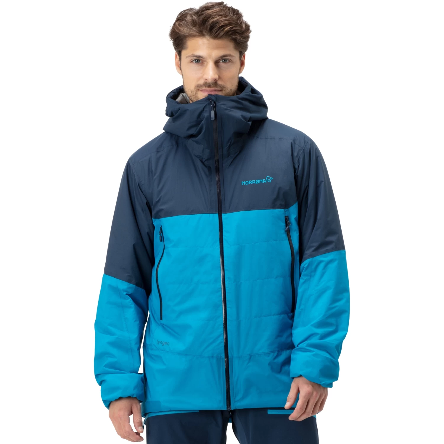 Norrona Lyngen Dri2 Thermo60 Jacket Men - Indigo Night/Hawaiian Surf 1 Norrona Lyngen Dri2 Thermo60 Jacket Men - Indigo Night/Hawaiian Surf
