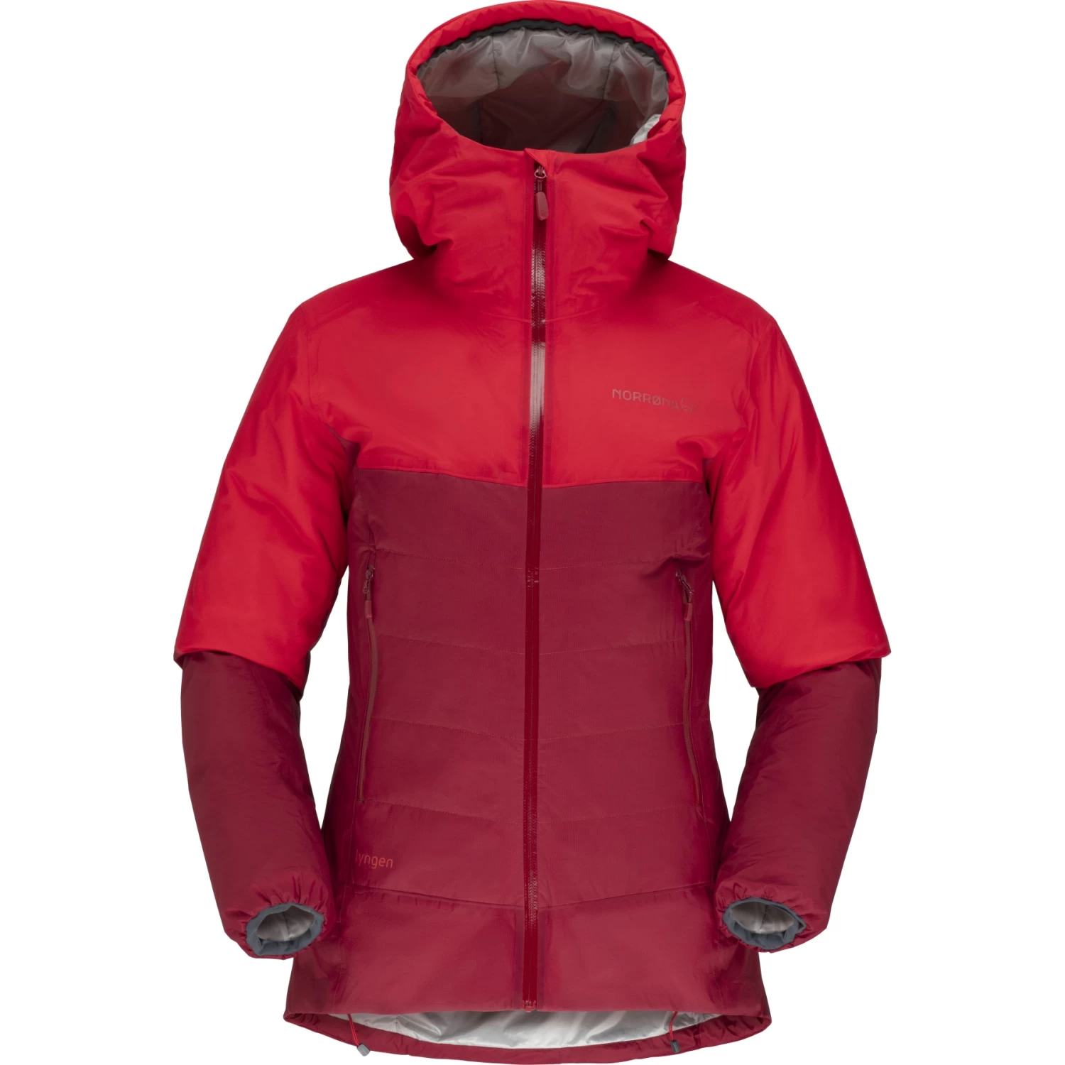 Norrona Lyngen Dri2 Thermo60 Jacket Women - True Red/Rhubarb 2 Norrona Lyngen Dri2 Thermo60 Jacket Women - True Red/Rhubarb - Image 2