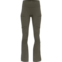 Norrona Lyngen Equaliser Stretch Ski Tights Women - Olive Night -Norrona norrona lyngen equaliser stretch ski tights women olive night 1 1256395