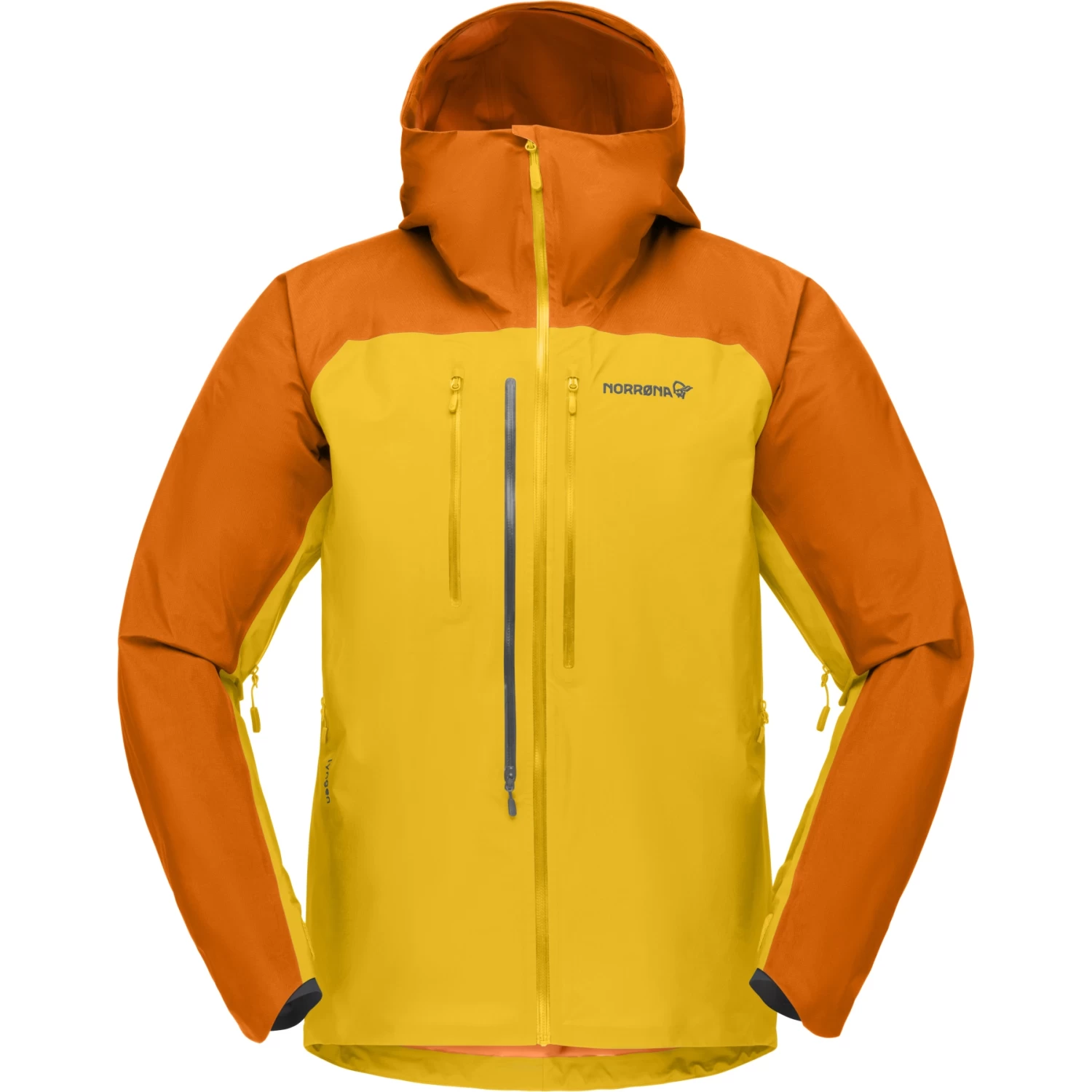 Norrona Lyngen Gore-Tex Jacket Men - Orange Popsicle/Lemon Chrome 2 Norrona Lyngen Gore-Tex Jacket Men - Orange Popsicle/Lemon Chrome - Image 2