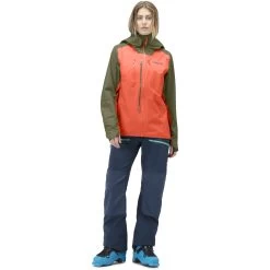 Norrona Lyngen Gore-Tex Jacket Women - Olive Night/Orange Alert 8 Norrona Lyngen Gore-Tex Jacket Women - Olive Night/Orange Alert -Norrona norrona lyngen gore tex jacket women olive night orange alert 3 1256432
