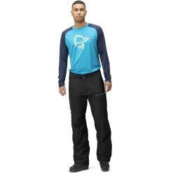 Norrona Lyngen Gore-Tex Paclite Overpants Men - Caviar/Castor Grey -Norrona norrona lyngen gore tex paclite overpants men caviar castor grey 3 1256449