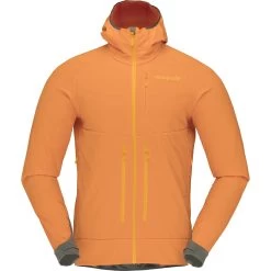 Norrona Lyngen Hiloflex100 Jacket Men - Orange Popsicle/Castor Grey -Norrona norrona lyngen hiloflex100 jacket men orange popsicle castor grey 1 1026776