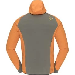 Norrona Lyngen Hiloflex100 Jacket Men - Orange Popsicle/Castor Grey -Norrona norrona lyngen hiloflex100 jacket men orange popsicle castor grey 2 1026777