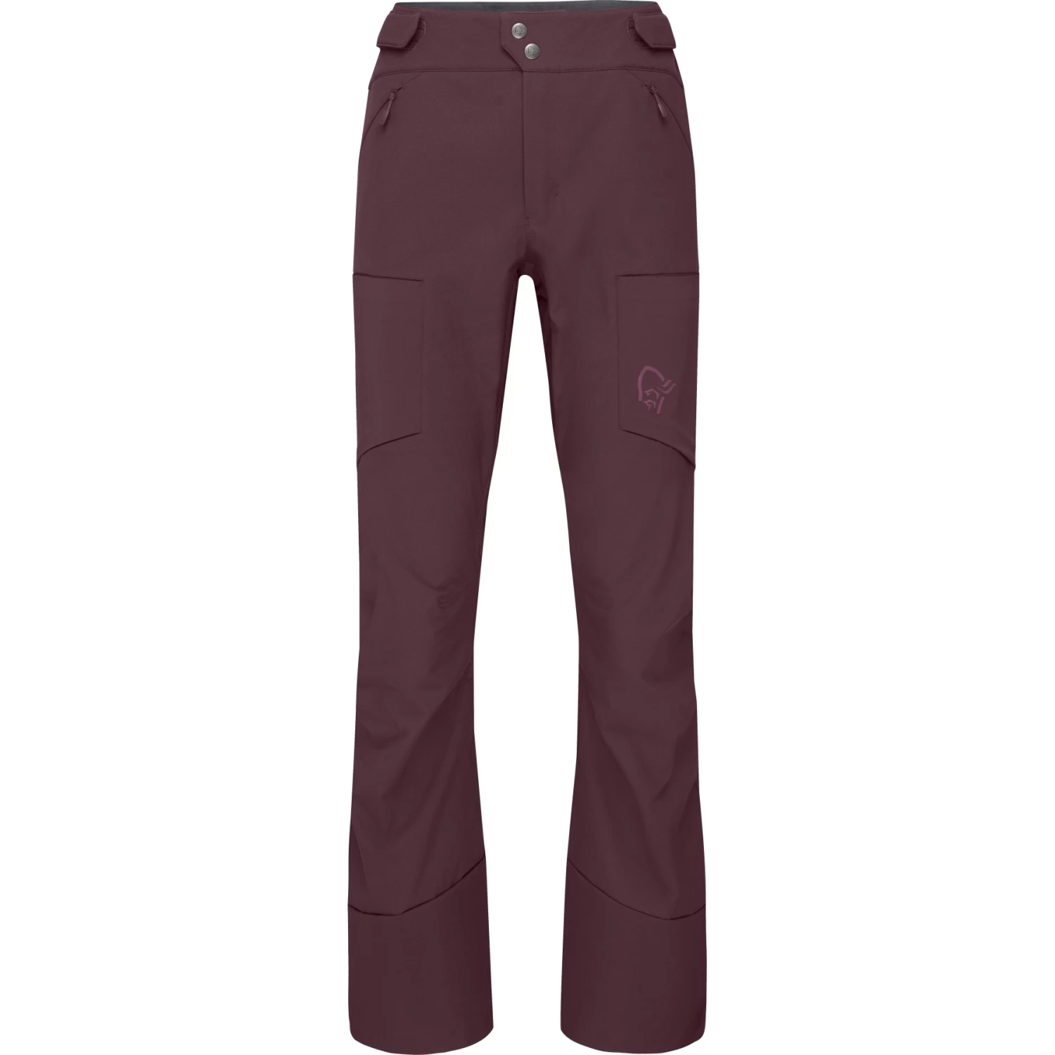 Norrona Lyngen Hiloflex200 Slim Pants Women - Tawny Port 2 Norrona Lyngen Hiloflex200 Slim Pants Women - Tawny Port - Image 2