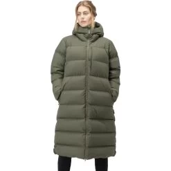 Norrona Oslo Down750 Coat Women - Olive Night