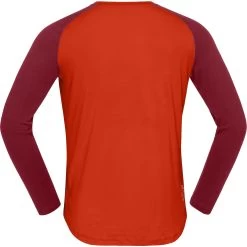 Norrona PureUll Long Sleeve Baselayer Men - Arednalin/Rhubarb -Norrona norrona pureull long sleeve baselayer men arednalin rhubarb 3 1518567
