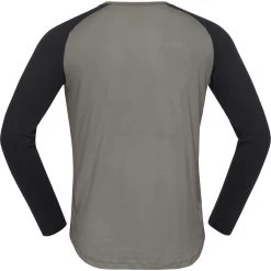 Norrona PureUll Long Sleeve Baselayer Men - Castor Grey/Caviar Melange 7 Norrona PureUll Long Sleeve Baselayer Men - Castor Grey/Caviar Melange -Norrona norrona pureull long sleeve baselayer men castor grey caviar melange 2 1257544