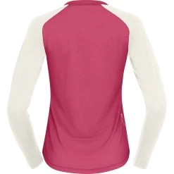 Norrona PureUll Long Sleeve Baselayer Women - Honeysuckle/Snowdrop -Norrona norrona pureull long sleeve baselayer women honeysuckle snowdrop 2 1257615