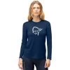 Norrona PureUll Long Sleeve Baselayer Women - Indigo Night