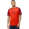 Norrona PureUll T-shirt Men - Arednalin/Rhubarb