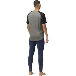 Norrona PureUll T-shirt Men - Castor Grey/Caviar Melange -Norrona norrona pureull t shirt men castor grey caviar melange 3 1257764